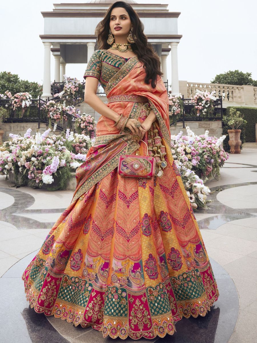 Banarasi silk lehenga choli online shopping best sale